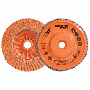 WALTER SURFACE TECHNOLOGIES Fiber Disc 4 1/2 in Dia 5/8in Arbor, 49YJ91
