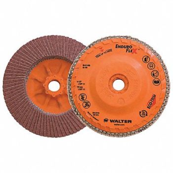 WALTER SURFACE TECHNOLOGIES Fiber Disc 4 1/2 in Dia 5/8in Arbor, 49YJ93
