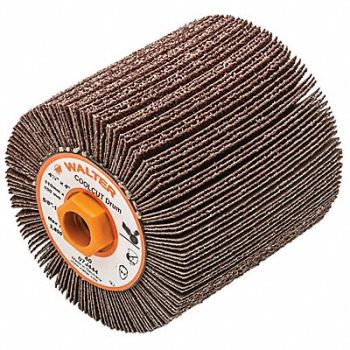 WALTER SURFACE TECHNOLOGIES Unmounted Flap Wheel 4-1/4 Dia 40 Grit, 49YJ97