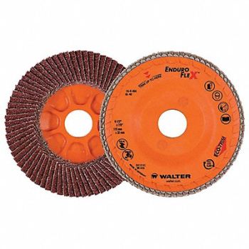 WALTER SURFACE TECHNOLOGIES Fiber Disc 4 1/2 in Dia 7/8in Arbor, 49YK09