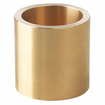BUNTING BEARINGS Sleeve Bearing Bronze 1 1/4 in Bore, 49YU60