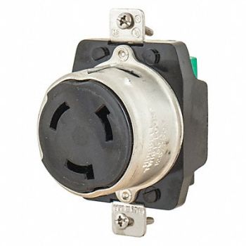 GRAINGER APPROVED Locking Receptacle 250VAC 50A, 49YX49