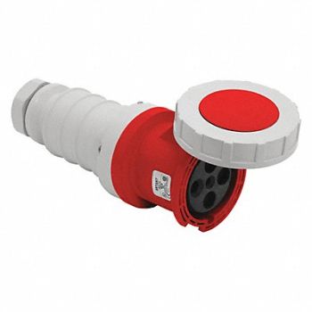 GRAINGER APPROVED Pin and Sleeve Connector Red 10.0 HP, 49YX84
