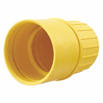 GRAINGER APPROVED Weatherproof Boot Yellow 2.0 H x 2.0 W, 49YY12
