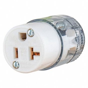 GRAINGER APPROVED Blade Connector Transparent 20A Hospital, 49YY21