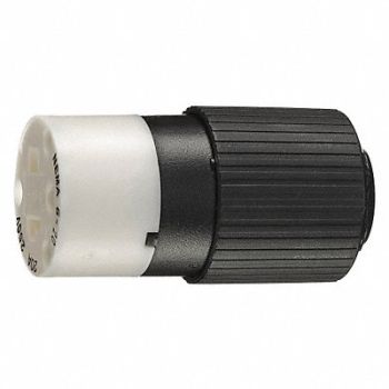 GRAINGER APPROVED Blade Connector Black/Wht 20A Industrial, 49YY26