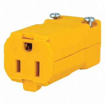 GRAINGER APPROVED Blade Connector Yellow 15A Industrial, 49YY28