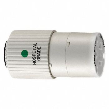 GRAINGER APPROVED Blade Connector White 20A Hospital, 49YY30
