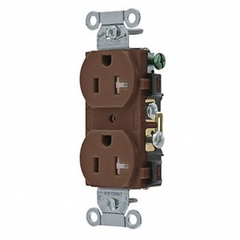 GRAINGER APPROVED Receptacle 20A Nylon 1.0 HP 2 Poles, 49YZ18