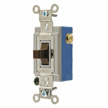 GRAINGER APPROVED Wall Switch Brown 15A 1/2 to 2 HP, 49YZ43