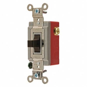 GRAINGER APPROVED Wall Switch Brown 20A 1 to 2 HP, 49YZ44
