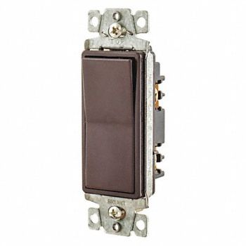 GRAINGER APPROVED Switch Brwn 15A 3-Way Switch 1/2 to 2 HP, 49YZ46