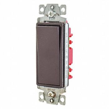 GRAINGER APPROVED Switch Brown 20A 1-Pole Switch 1 to 2 HP, 49YZ47