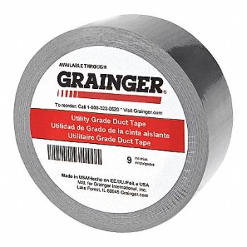 GRAINGER APPROVED Duct Tape Silver 3 3/4inx33 1/4 yd PK6, 49Z328