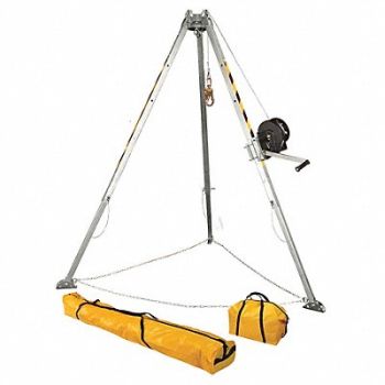FALLTECH Tripod System W/O SRL Winch, 49Z791
