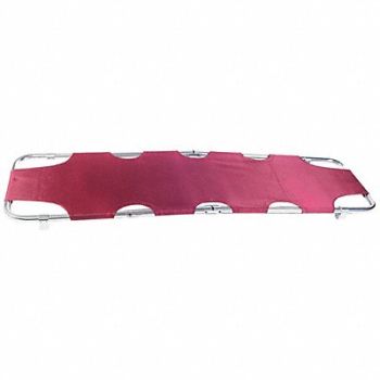MEDSOURCE Folding Stretcher Maroon 73 L, 49Z867