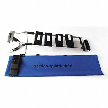 MEDSOURCE Splint Silver/Black Aluminum/Nylon, 49Z882