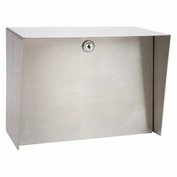 PEDESTAL PRO Outdoor Housing 8 H Stainless Steel, 49Z956