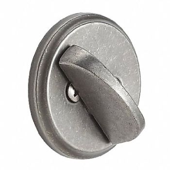 SCHLAGE Deadbolt Distressed Nickel, 49Z985