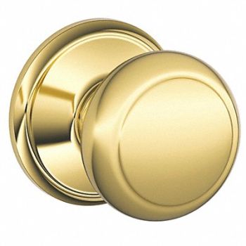 SCHLAGE Knob Lockset Mechanical Passage Grd. 1, 49ZC77