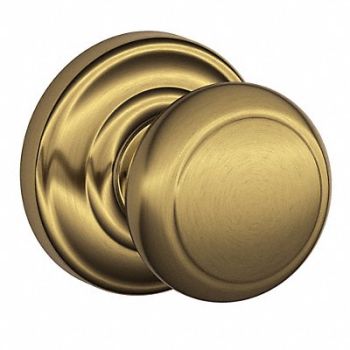 SCHLAGE Knob Lockset Mechanical Passage Grd. 1, 49ZC81