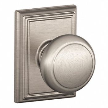 SCHLAGE Knob Lockset Mechanical Passage Grd. 1, 49ZC86