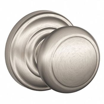 SCHLAGE Knob Lockset Mechanical Passage Grd. 1, 49ZC87