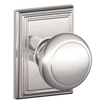 SCHLAGE Knob Lockset Mechanical Passage Grd. 1, 49ZC95