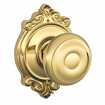 SCHLAGE Knob Lockset Mechanical Passage Grd. 1, 49ZD12