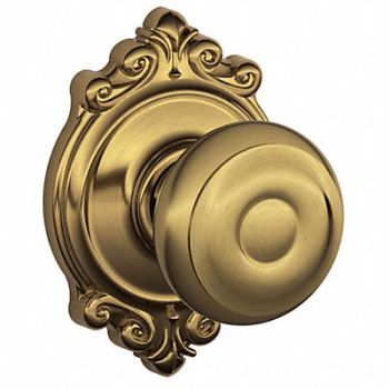 SCHLAGE Knob Lockset Mechanical Passage Grd. 1, 49ZD16