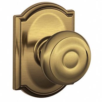 SCHLAGE Knob Lockset Mechanical Passage Grd. 1, 49ZD17