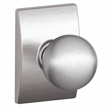 SCHLAGE Knob Lockset Mechanical Passage Grd. 1, 49ZD45
