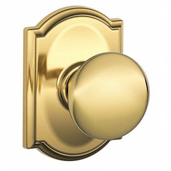 SCHLAGE Knob Lockset Mechanical Passage Grd. 1, 49ZD47