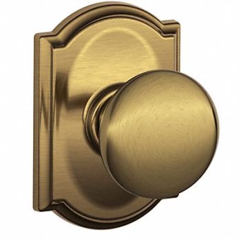 SCHLAGE Knob Lockset Mechanical Passage Grd. 1, 49ZD48