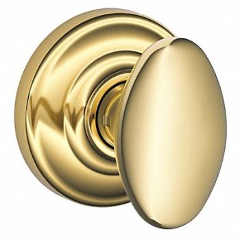 SCHLAGE Knob Lockset Mechanical Passage Grd. 1, 49ZD59