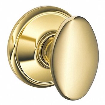 SCHLAGE Knob Lockset Mechanical Passage Grd. 1, 49ZD58