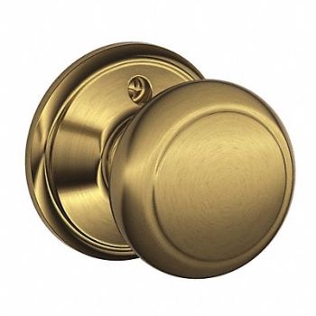 SCHLAGE Knob Lockset Mechanical Dummy Grd. 2, 49ZD89