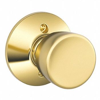 SCHLAGE Knob Lockset Mechanical Grd. 2 F Bell, 49ZE17