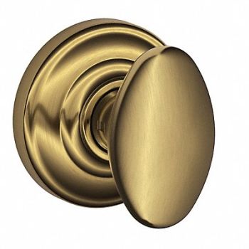 SCHLAGE Knob Lockset Mechanical Dummy Grd. 2, 49ZE88