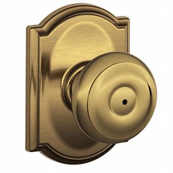 SCHLAGE Knob Lockset Mechanical Privacy Grd. 2, 49ZF23