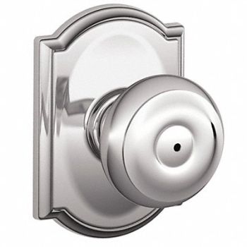 SCHLAGE Knob Lockset Mechanical Privacy Grd. 2, 49ZF43