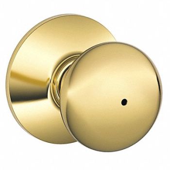 SCHLAGE RESIDENTIAL Knob Lockset Satin Nickel Privacy Gr 2, 457G91