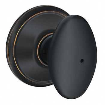 SCHLAGE Knob Lockset Mechanical Privacy Grd. 2, 49ZG02