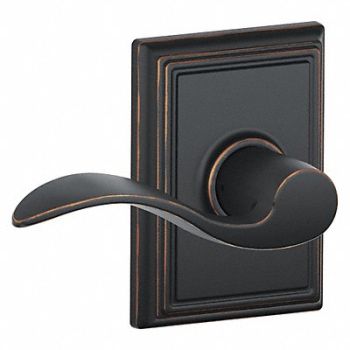 SCHLAGE Lever Lockset Mechanical Passage Grd. 2, 49ZH16