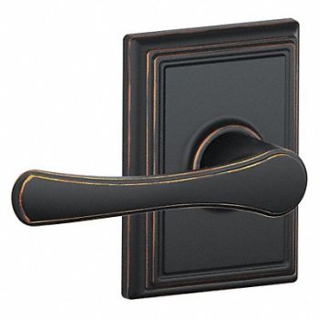 SCHLAGE Lever Lockset Mechanical Passage Grd. 2, 49ZJ93