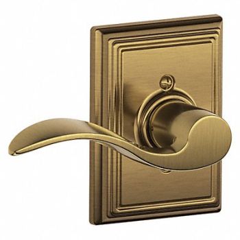 SCHLAGE Lever Lockset Mechanical Dummy Grd. 2, 49ZK08