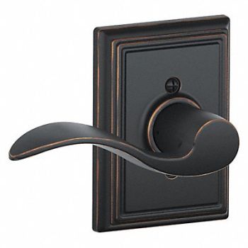 SCHLAGE Lever Lockset Mechanical Dummy Grd. 2, 49ZK73