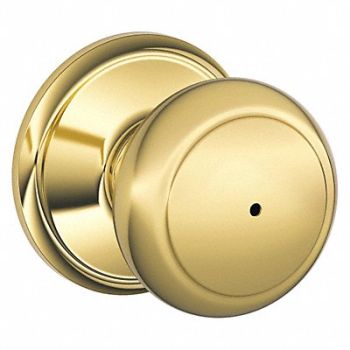 SCHLAGE Knob Lockset Mechanical Privacy Grd. 2, 49ZP14