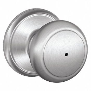 SCHLAGE Knob Lockset Mechanical Privacy Grd. 2, 49ZP20