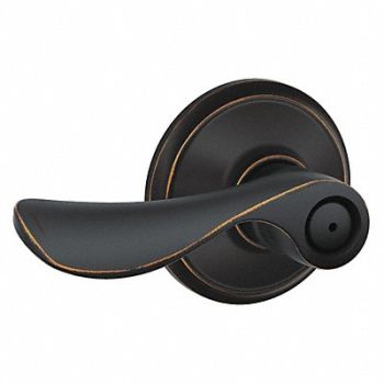 SCHLAGE Lever Lockset Mechanical Privacy Grd. 2, 49ZP37